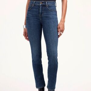 Madewell stovepipe jeans mid rise
